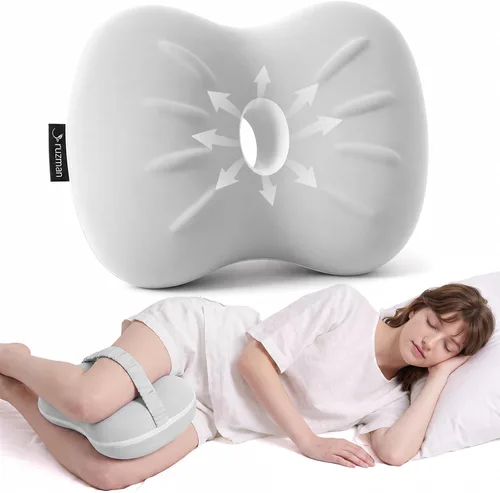 Vista 10 de Almohada de rodilla para personas que duermen de lado, almohada refrescante entre las piernas para dormir de lado, almohada de espuma viscoelástica