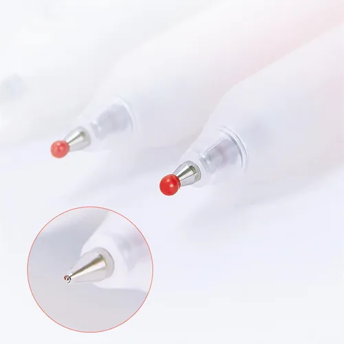 Vista 2 de 6 bolígrafos de tinta de gel, bolígrafos retráctiles, punta fina de 0.020 in, bolígrafos de gel negro, estilo japonés, escritura suave