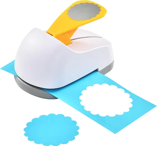 Vista 11 de Perforadora de palanca para manualidades de 3 pulgadas con forma de corazón, herramienta profesional para manualidades de papel, proyectos