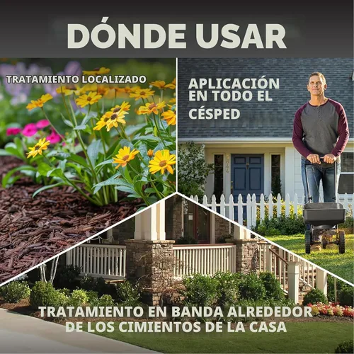 Vista 5 de Insecticida en gránulos Spectracide Triazicide; funciona con la primera aplicación, paquete de 4