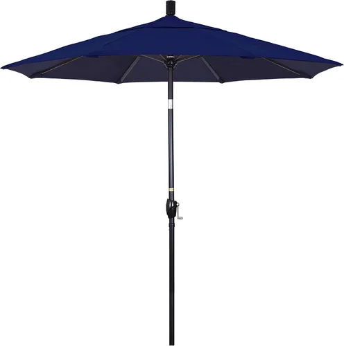 Vista 20 de California Umbrella 7.5' paraguas redondo de aluminio del mercado, elevación de la manivela