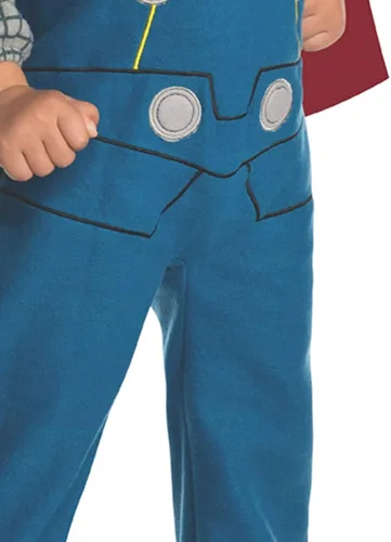 Vista 3 de Rubie's Disfraz de vellón de Marvel Super Hero Adventures para niños pequeños, Multi