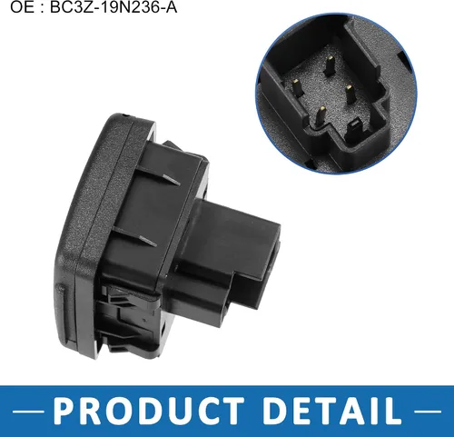 Vista 5 de Consola central Toma de corriente trasera Enchufe 110V 150W BC3Z-19N236-A Toma de corriente eléctrica para Ford F-350 Super Duty 2011-2015