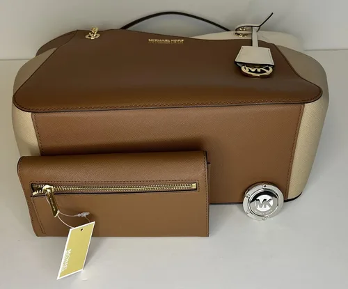Vista 5 de Michael Kors Jet Set - bolsa de hombro para viaje con cadena grande cartera triple Michael Kors Jet Set