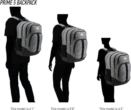 Vista 7 de adidas Prime Mochila unisex, Negro, talla única
