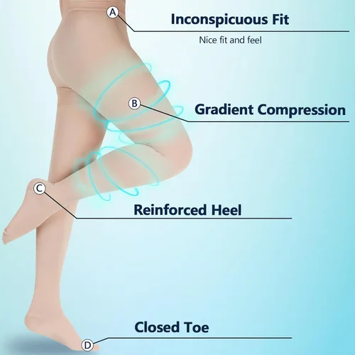 Vista 3 de LIN PERFORMANCE Medias de compresión de 20-30 mmHg para mujer