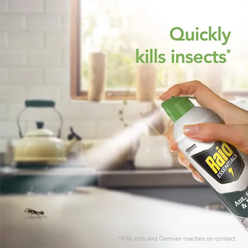 Vista 4 de Raid Essentials Ant Spider & Roach Killer, seguro para niños y mascotas, para uso en interiores, 10 onzas (paquete de 3)