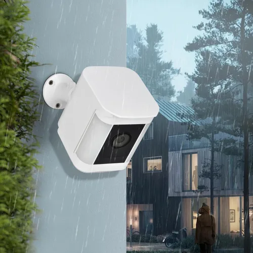 Vista 4 de Prestantious Funda protectora de plástico para Spotlight Cam Plus, soporte de montaje en pared, funda para protección de la cámara contra el sol