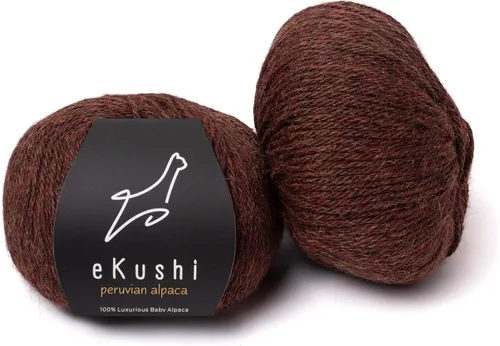 Vista 75 de 100% Hilo de Alpaca Baby para Tejer y Ganchillo - 1 Cono de Hilo Premium DK - Ligero, Hipoalergénico y Térmico Hecho en Perú - Ideal para Proyectos