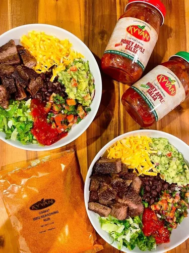 Vista 3 de KYVAN Salsa de manzana con miel caliente y suave - Paquete de 2