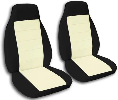 Vista 18 de TOTALLY COVERS Compatible con Ford F-150 F-250 F-350 de 1992-1998 con dos tonos para asiento de camión (sillas capitanes/cubos) con reposabrazos