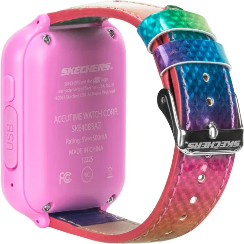 Vista 9 de Accutime Skechers Kids - Reloj inteligente con pantalla táctil de aprendizaje educativo para niñas, niños, niños pequeños, cámara para selfies