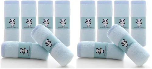 Vista 35 de HIPHOP PANDA Toallitas para bebé, rayón hecho de bambú - 2 capas ultra suaves y absorbentes, toallita facial de baño para recién nacidos - toallitas