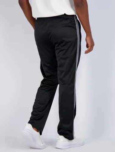 Vista 3 de Real Essentials Paquete de 3 pantalones deportivos de tricot para hombre, con parte inferior abierta, con bolsillos