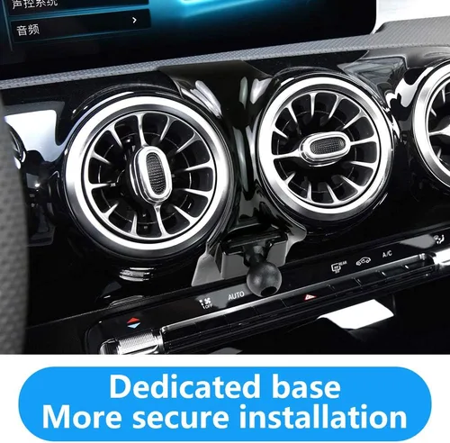 Vista 4 de LUNQIN - Soporte para teléfono de coche para Mercedes-Benz Clase CLA 2020 2021 2022 2023 2024 2025 CLA250 AMG 35 45 S y Benz Clase A 2019-2022 A220