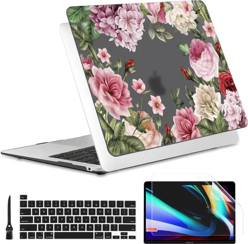 Vista 12 de Batianda Funda diseñada para el nuevo MacBook Pro M2 de 13 pulgadas, modelo A2338, versión 2022, carcasa protectora rígida ultrafina, antisucia