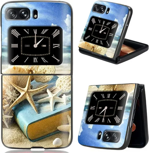 Vista 43 de Rossy Funda para Motorola RAZR 5G, para Moto RAZR 5G, funda delgada y ligera de policarbonato duro a prueba de golpes para Motorola Moto RAZR 5G
