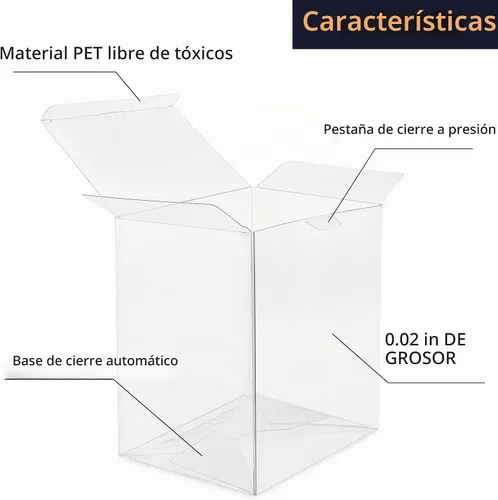 Vista 2 de TitanShield Funda protectora de 0.020 in compatible con Funko - Figuras de vinilo Pop! de 4 pulgadas (paquete de 8)