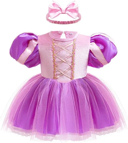 Vista 18 de Disfraz de princesa de Navidad para niñas, sirena, Bella, Sofía, para Halloween o cumpleaños, mameluco de tutú con diadema