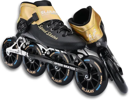 Vista 9 de Patines de velocidad en línea para hombres y mujeres, patines en línea profesionales de fibra de carbono para adultos masculinos, patines