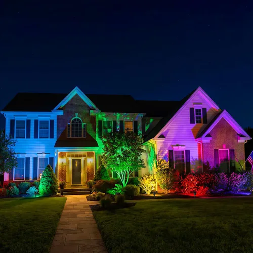 Vista 2 de Luces solares de Halloween al aire libre ideal decoración de Navidad para RGB Color-4P