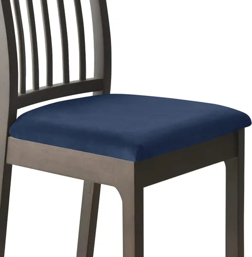 Vista 8 de Fundas de asiento de terciopelo para silla, fundas de asiento suaves y elásticas para comedor y cocina, protector de asiento de silla extraíble
