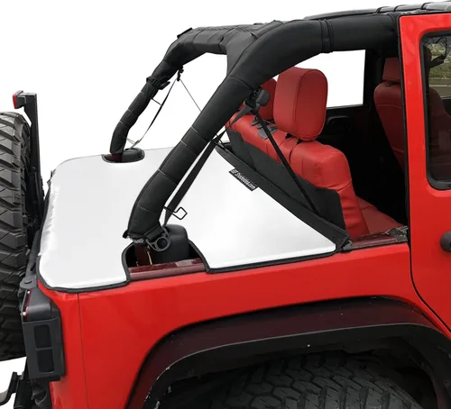 Vista 11 de Shadeidea - Cubierta tonneau para el Jeep Wrangler JL de 4 puertas, cubierta Ton para el maletero trasero del JLU (2018-Actual), cubierta