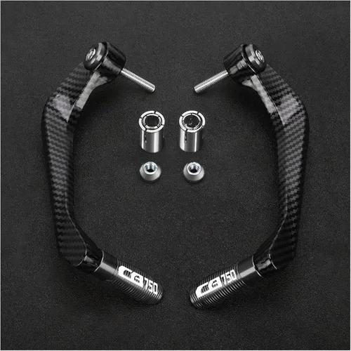 Vista 9 de for CB750 Hornet CB 750 2023 2024 Motorcycle Accessories Handlebar Grips Brake Clutch Levers Handle Bar Guard(Black)