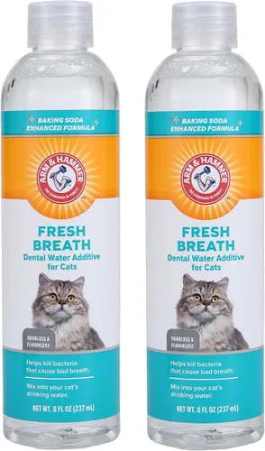 Vista 5 de Arm & Hammer for Pets Advanced Care - Aditivo de agua dental para gatos Producto de limpieza de dientes de gato para todos los gatos Enjuague