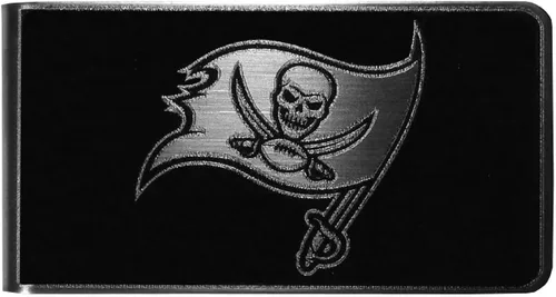 Vista 3 de Siskiyou NFL Unisex Black and Steel Money Clip