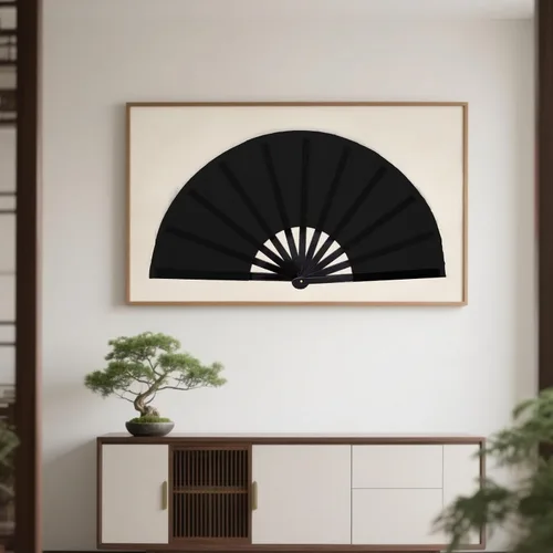 Vista 6 de Nydotd Paquete de 2 ventiladores plegables de mano para fanáticos rave, tela de nailon plegable para hombres y mujeres, línea de actuación, danza
