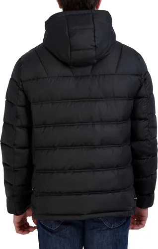 Vista 3 de Nautica Chaqueta resistente al agua para hombre manga larga con cremallera ajustable abrigo acolchado