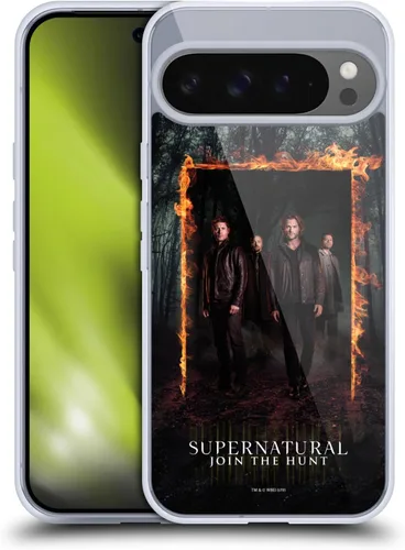 Vista 130 de Head Case Designs Supernatural Sam, Dean & Castiel Key Art - Funda de gel con licencia oficial [protección de grado militar] compatible con Google