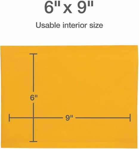 Vista 5 de Quality Park - Sobres acolchados de burbujas de 6 x 9 pulgadas, sobres de papel kraft, sobres de envío marrones duraderos con cierre autoadhesivo