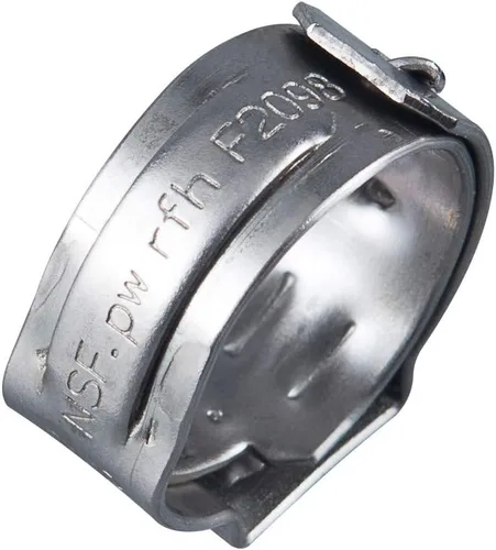 Vista 2 de EFIELD - Anillos de abrazadera de acero inoxidable Pex de 1/2 pulgada (paquete de 200) para tubería Pex (1/2 pulgada, 200 piezas)