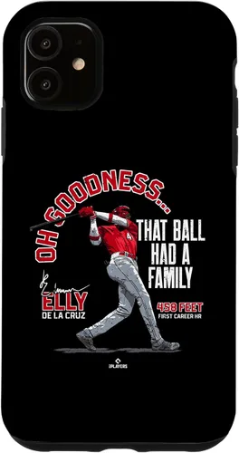 Vista 8 de iPhone 16 That Ball Had a Family Elly De La Cruz Cincinnati MLBPA Case