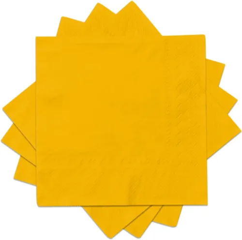 Vista 11 de Servilletas de cóctel de 3 capas, 80 unidades, servilletas de papel desechables, servilletas de cóctel de papel, servilletas de cena