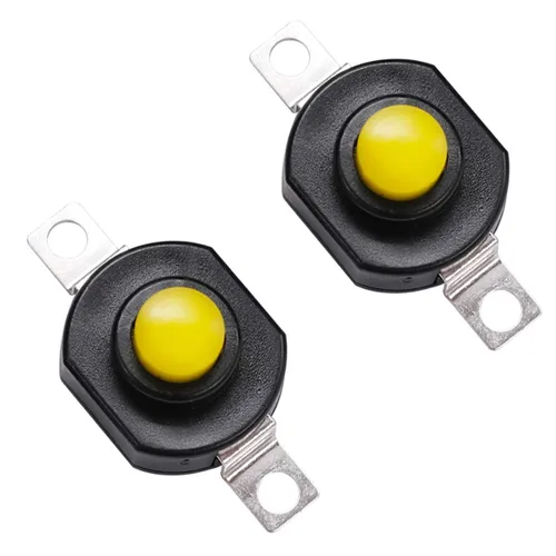 Vista 3 de mxuteuk 30 unids interruptor de botón micro de bloqueo automático DC 12V interruptor 0.5A 2pin pestillo mini interruptores de encendido/apagado