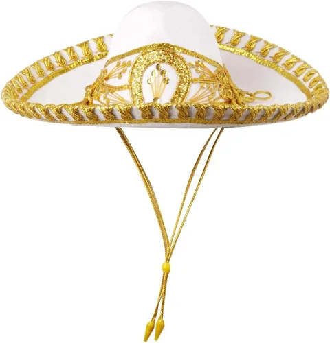 Vista 6 de Conjunto de traje de bautismo para niños de plata blanca Nuestra Señora de Guadalupe Virgen María Charro Mariachi traje de sombrero de boda niños