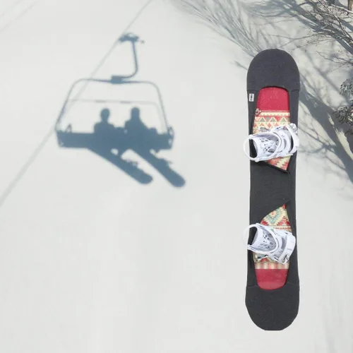 Vista 4 de MONS Funda Protectora de Snowboard de Forro Suave con Encuadernación Abierta