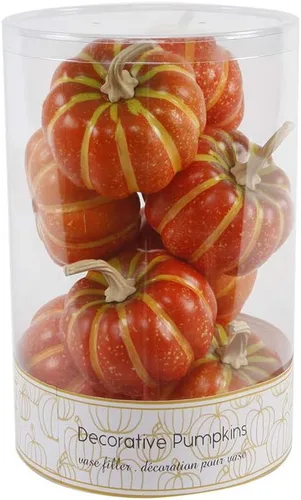Vista 3 de Flora Bunda 8 calabazas de otoño en caja (crema)