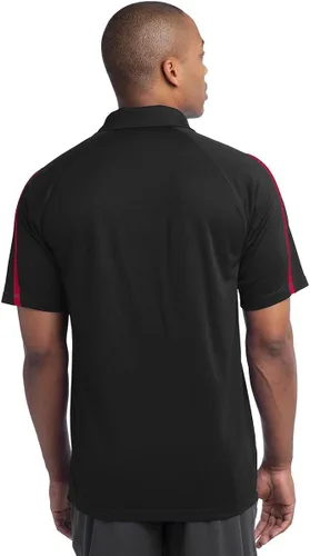 Vista 3 de SPORT-TEK PosiCharge Micro Mesh Colorblock Polo para hombre