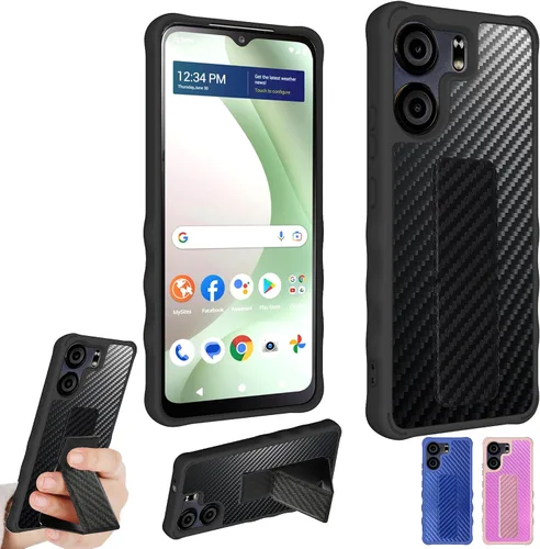 Vista 41 de Aroepurt Boost Mobile Celero 5G SC 2024 - Funda compatible con Boost Celero5G SC con protector de pantalla de vidrio templado, protección de grosor