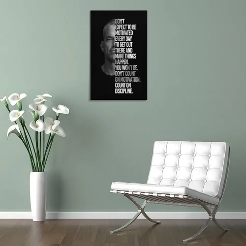 Vista 5 de MOJDI Jocko Willink - Póster de positividad con citas famosas, lienzo para decoración de habitación, estética y decoración, póster de arte de pared