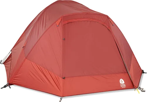 Vista 2 de Sierra Designs Alpenglow - Tienda de campaña para acampar construida con tecnología Twilight para bloquear el 98% de los rayos solares, fácil