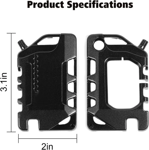 Vista 3 de RT-TCZ Funda para llavero, protector de llavero para Jeep Wrangler JL JLU Gladiator 2018-2022
