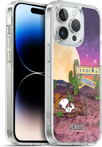 Vista 133 de Head Case Designs Funda de gel con licencia oficial de Peanuts Nebula Cactus Needles Snoopy Space Cowboy [protección de grado militar] compatible