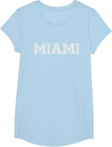 Vista 15 de Camiseta de regalo deportiva estilo universitario Miami Florida, Negro, S
