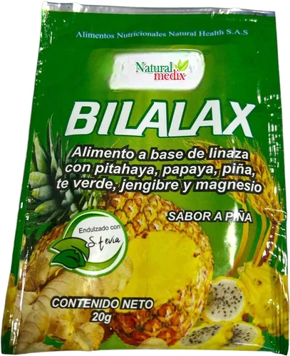 Vista 4 de Bilalax Limpiador de colon y desparasitante para humanos Limpiador de organismos no dañinos- Tratamiento de 5 días /(5) sobres 0.71 oz