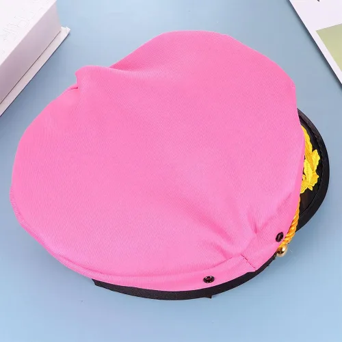 Vista 8 de PRETYZOOM 2 sombreros de capitán para actividades al aire libre para cosplay, fiestas temáticas náuticas y uso casual, adecuado para todas las edades